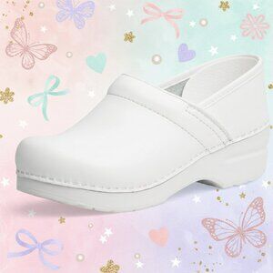 Dansko Women's Size 42 Leather Professional Clog Slip On, Arch Support